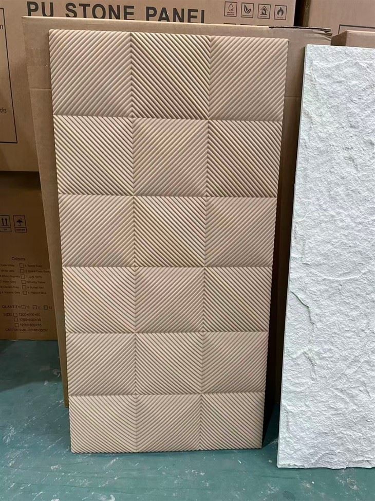 Light PU Stone Realistic Wall Panel factory Light PU Stone Realistic Wall Panel factory