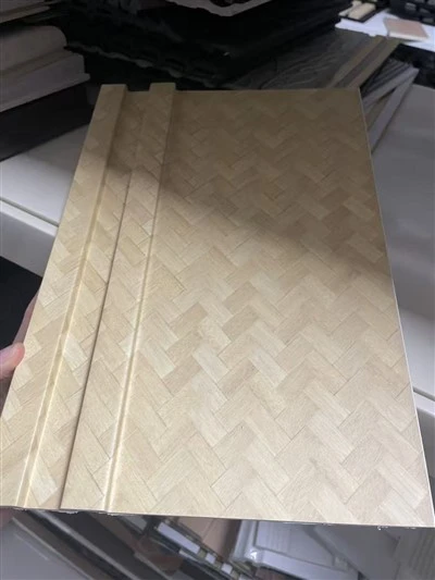 Designer WPC Partition Grille For Indoor Decoration Eco-Friendly Wood Plastic Composite
