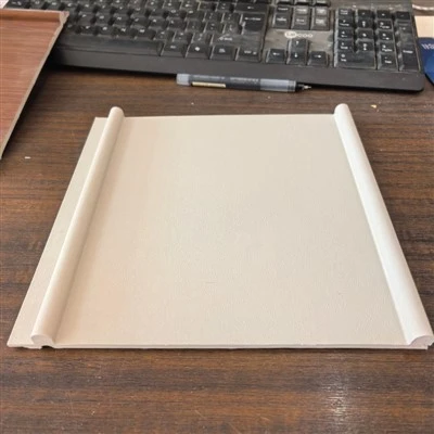 Interior Decoration WPC Wall Panel, Grooved Double Round Edge Wall Cladding