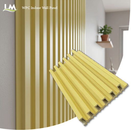 Waterproof WPC Fluted Wall Panel 3M Exterior Slat Cladding Board