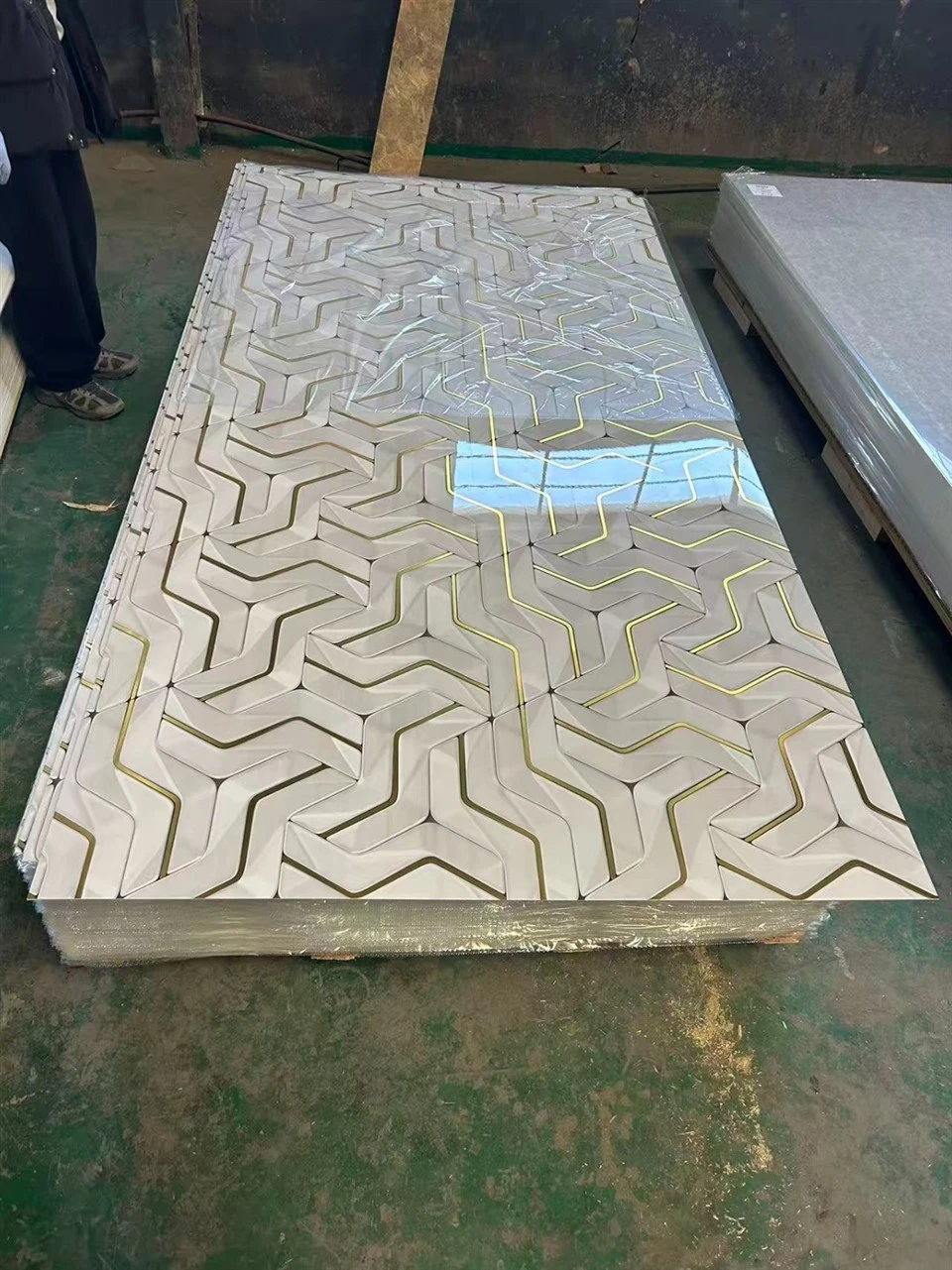 Waterproof PVC UV Coated Panel For Wall Interior Decor